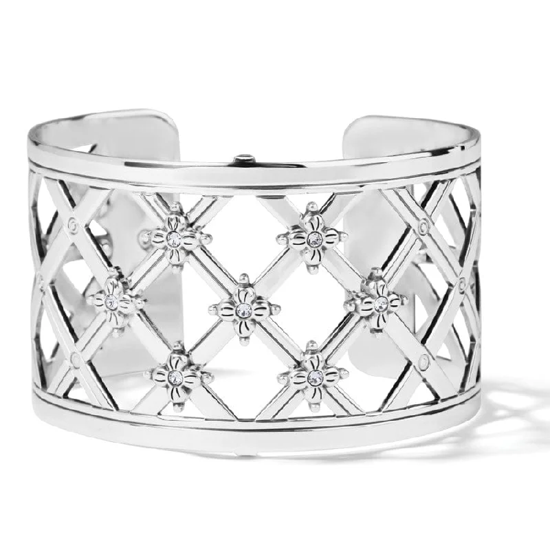 Gem strand bangles-Christo Amsterdam Wide Cuff Bracelet