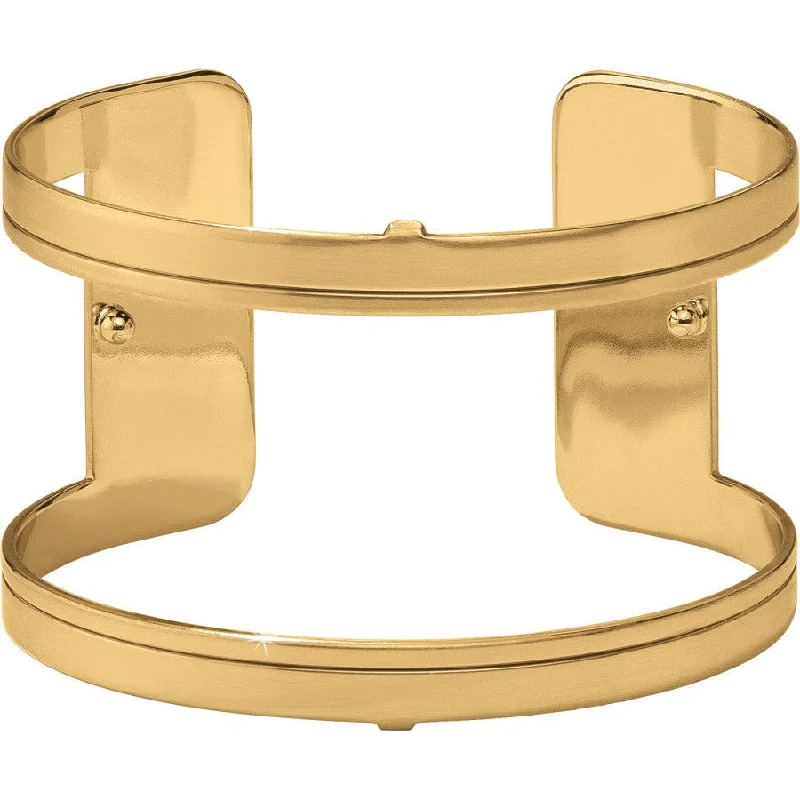 Pure link bangles-Christo New Delhi Wide Cuff Bracelet