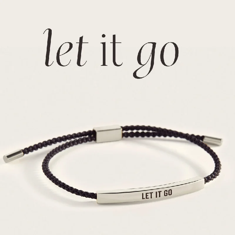 Bamboo weave bangles-Let It Go Inspire Bracelet