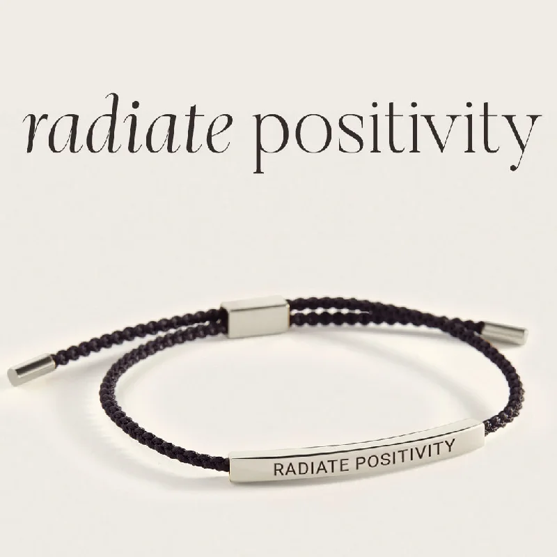 Faith charm bangles-Radiate Positivity Inspire Bracelet