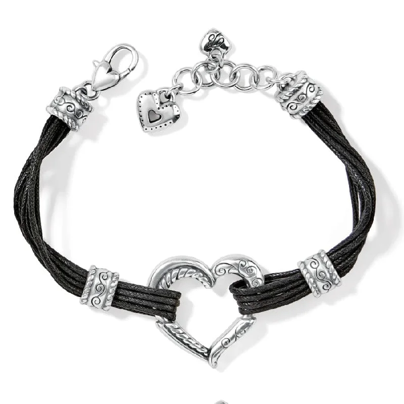 Tiny stack bangles-Heritage Heart Bracelet