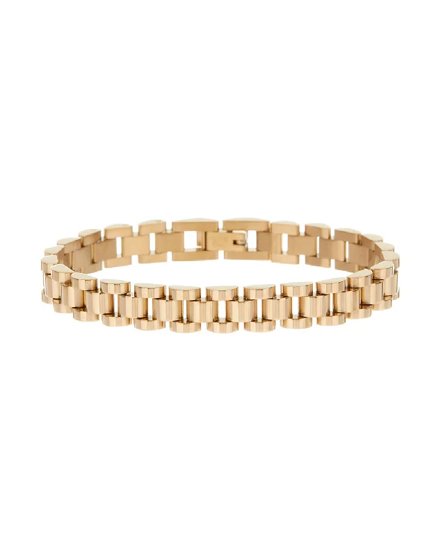 Tiny wing bangles-Timepiece Bracelet- Gold