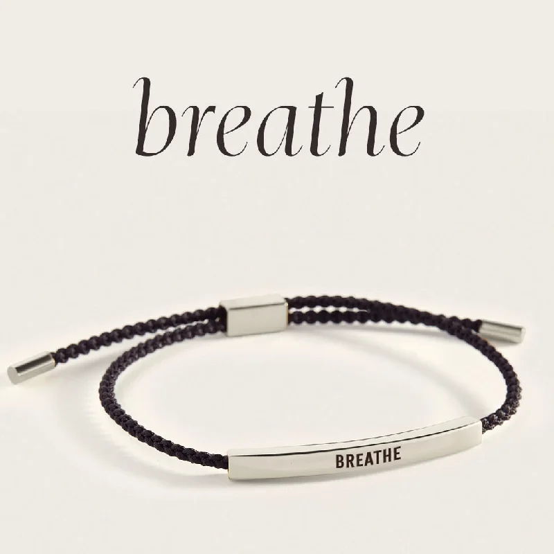 Pink quartz bangles-Breathe Inspire Bracelet