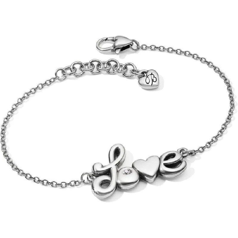 Subtle accent bangles-Love Letters Bracelet