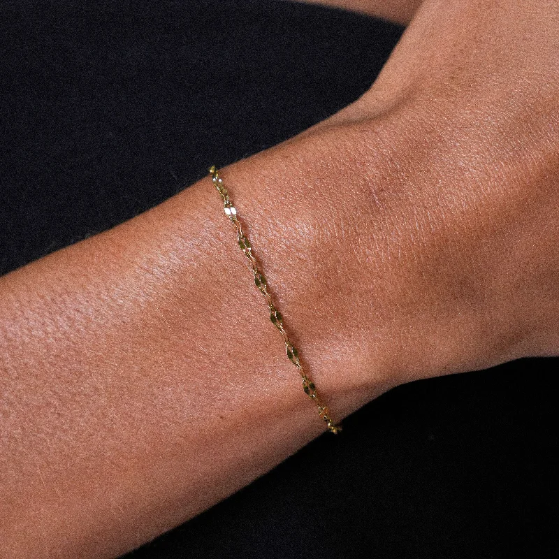 Shiny modern bangles-Dainty Bracelet