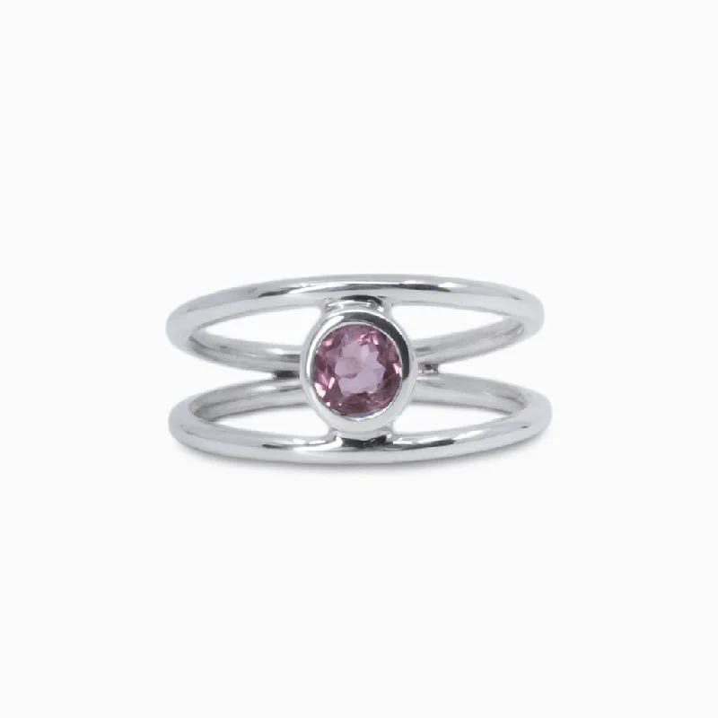 Pink Tourmaline Ring