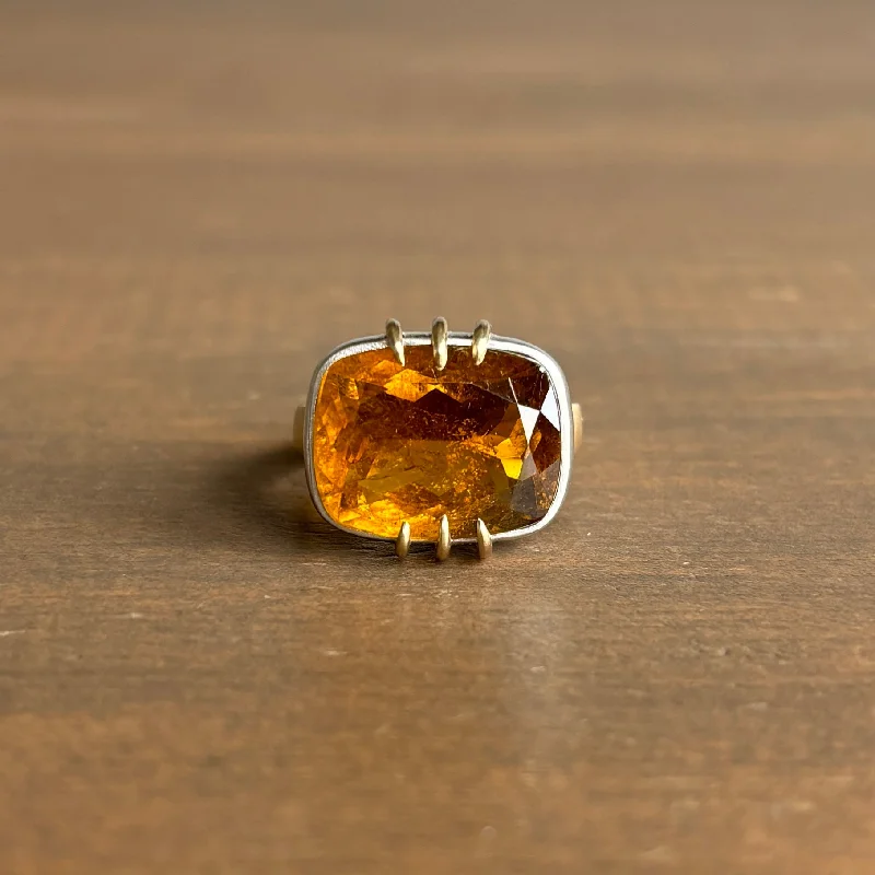 Whiskey Tourmaline Vanity Ring