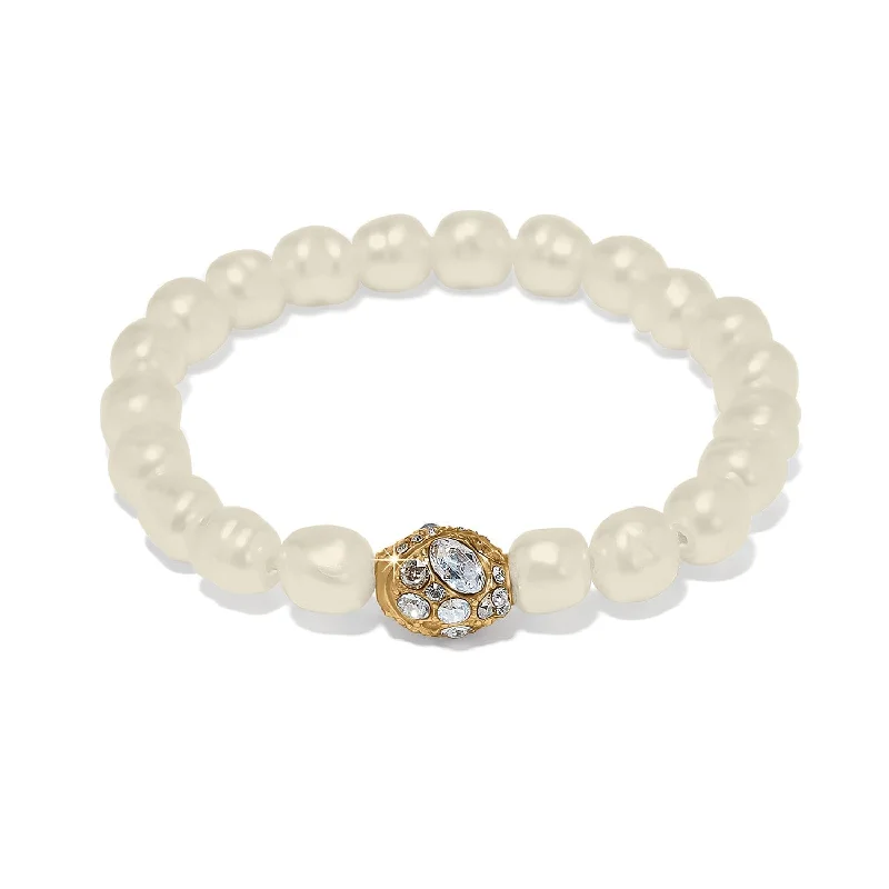 Fox motif bangles-Trust Your Journey Pearl Bracelet