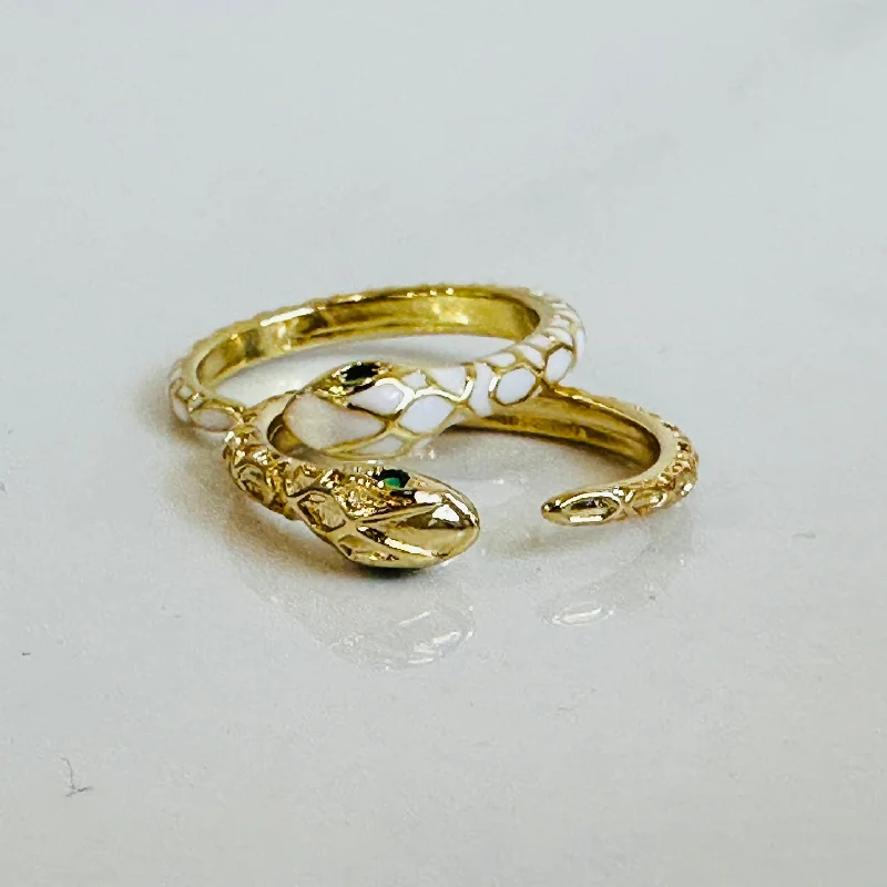 Ring - 18K Gold-Filled Snake (NEW)