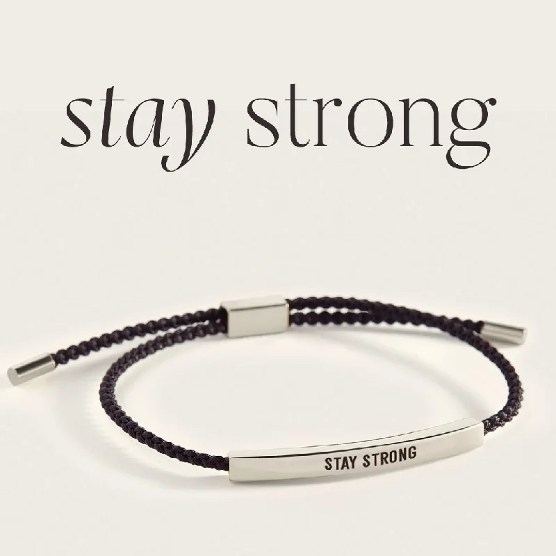 Pure link bangles-Stay Strong Inspire Bracelet