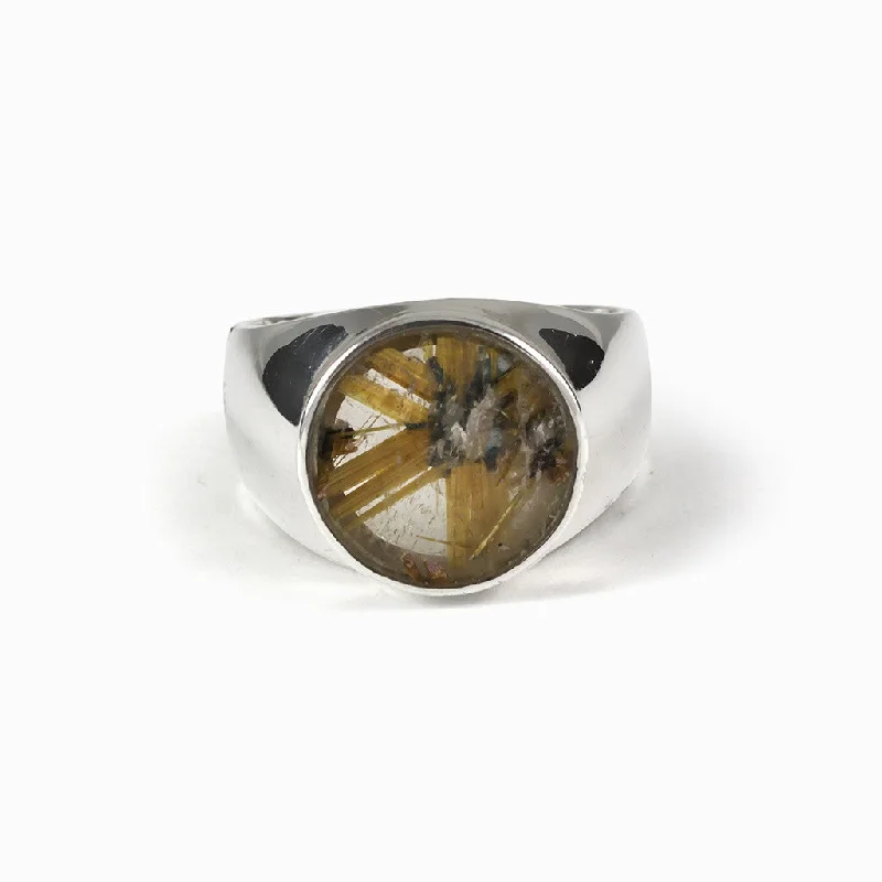 Star Rutilated Quartz Ring