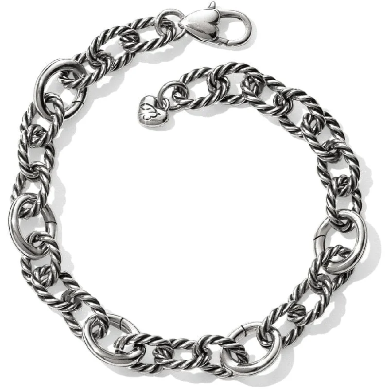 Shiny modern bangles-Sedona Link Charm Bracelet